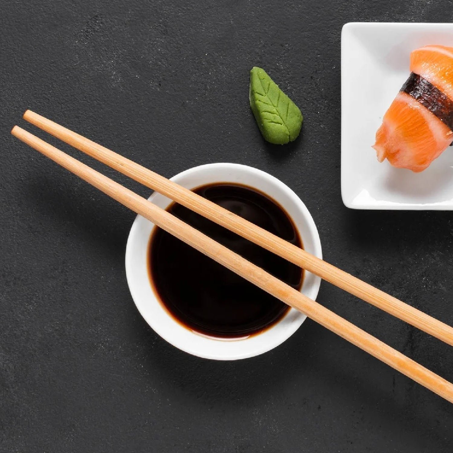 Bamboo Chopsticks Set – Premium Reusable 5 Pairs for Dining - Image 3