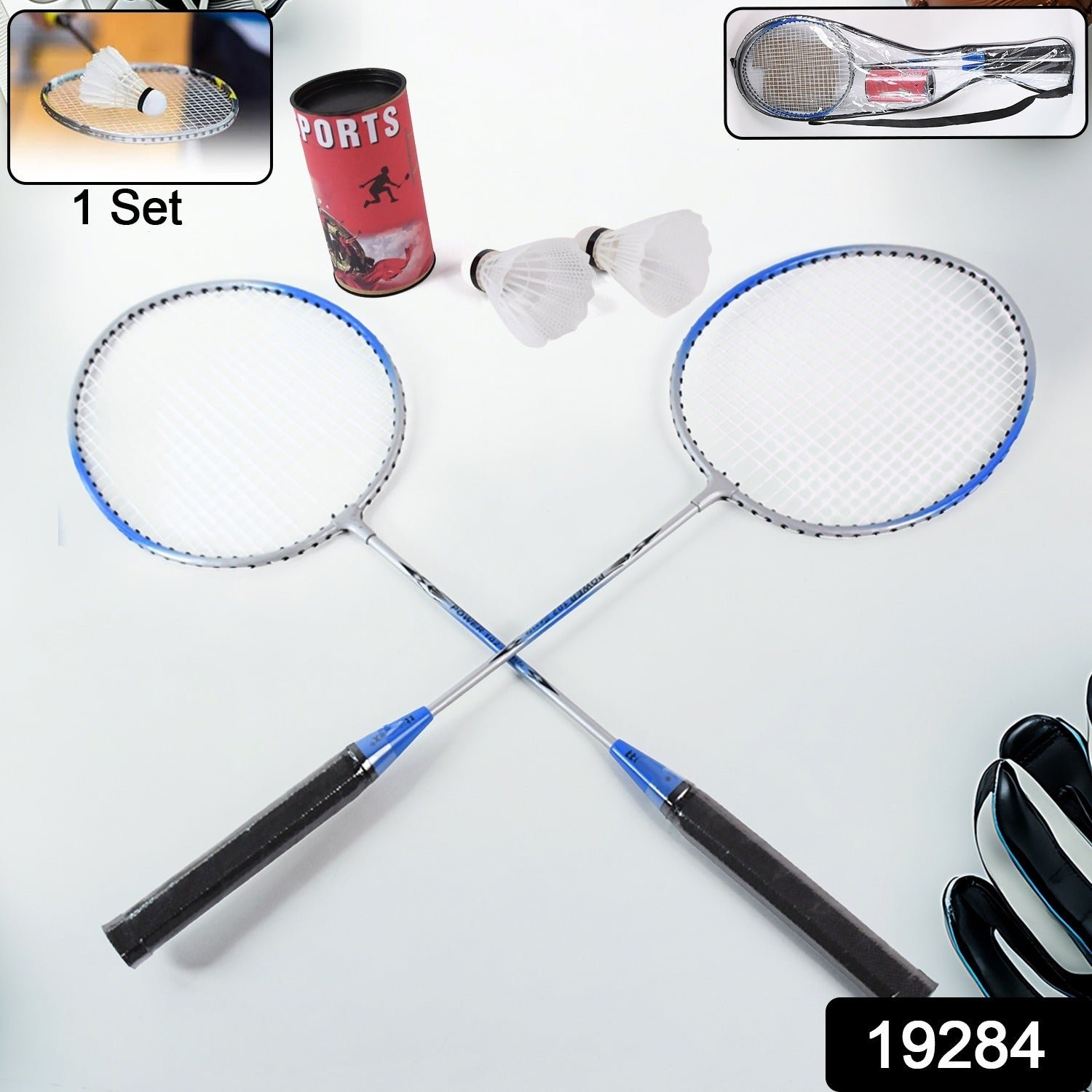 Badminton Set – Lightweight Metal Rackets with Carry Case - Image 2