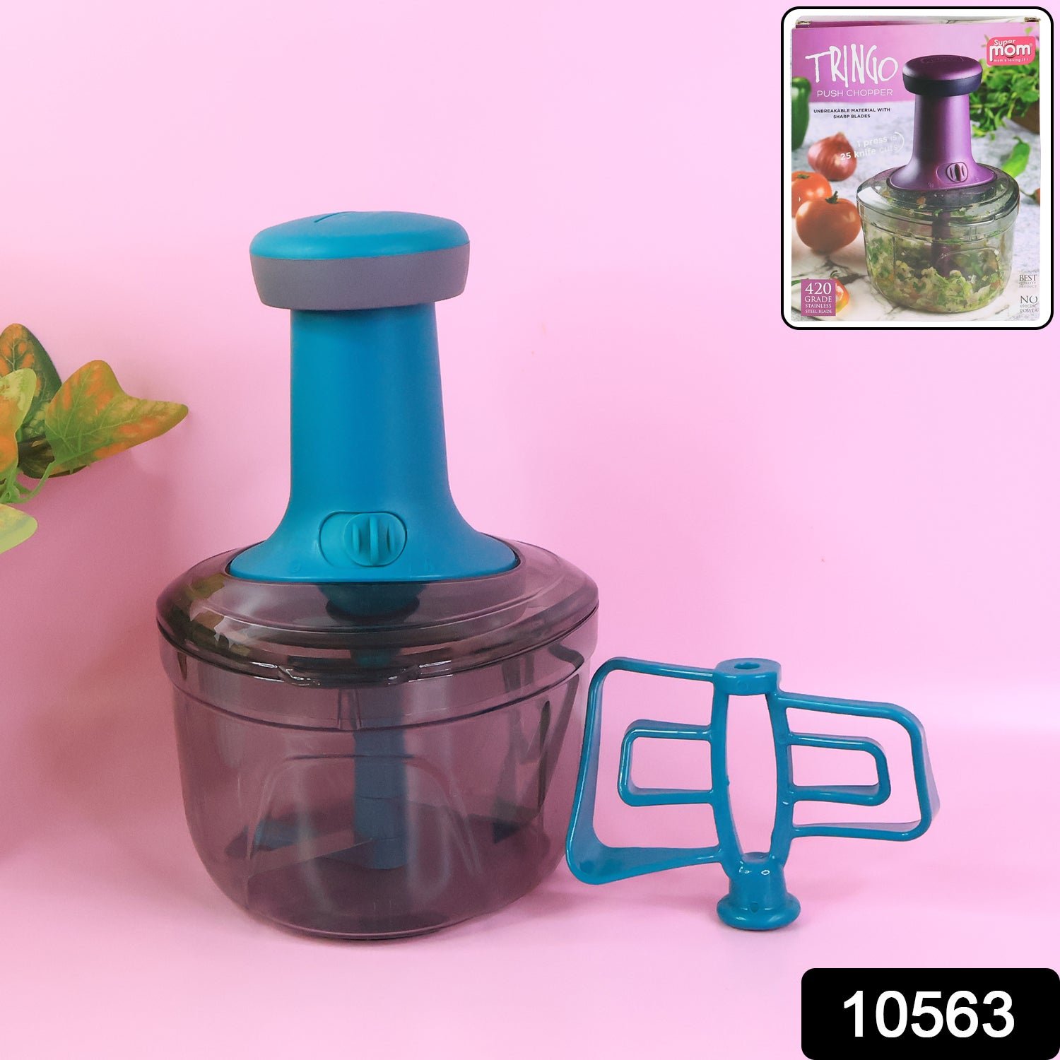 Push Chopper – Quick & Easy Manual Vegetable Cutter - Image 2