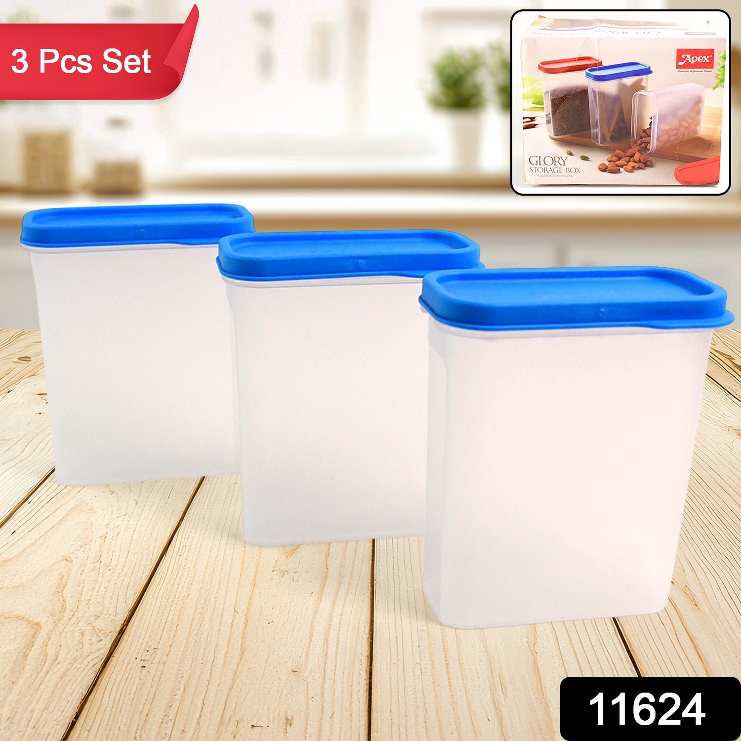 Food Storage Containers – 3-Piece Airtight BPA-Free Set - Image 2