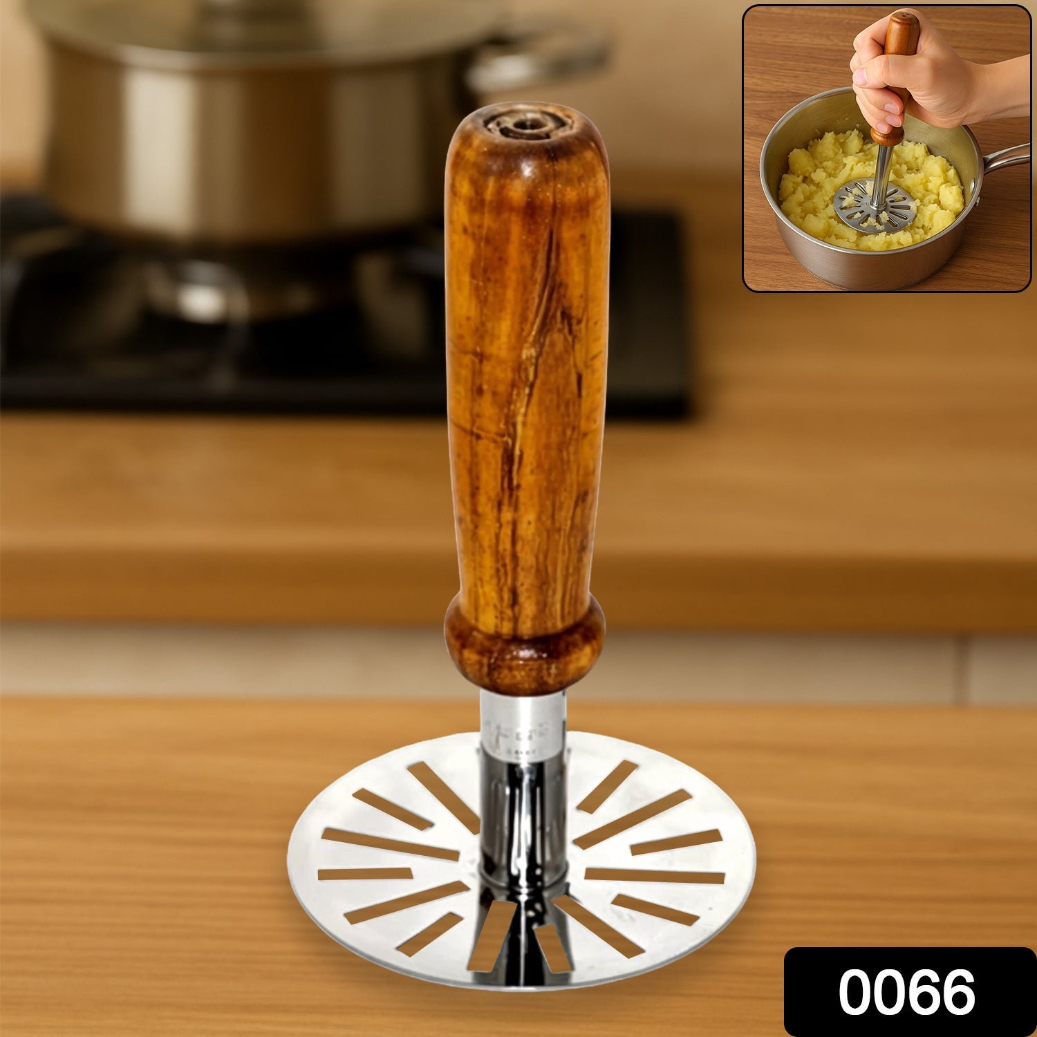 Paubhaji Masher – Ergonomic Stainless Steel | GripChef - Image 3